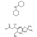 CAS#: 204199-26-8， (3S,4S)-3-Hydroxy-5-Methyl-4-({[(2-Methyl-2-Propanyl)Oxy]Carbonyl}Amino)Heptanoic Acid - N-Cyclohexylcyclohexanamine (1:1)