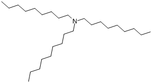 structure of CAS# 2044-22-6, N,N-Di(Nonyl)Nonan-1-Amine;Tri(Nonyl)Amine;Trinonylamine;Amines, Tri-C8-10-Alkyl