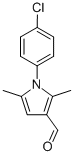 structure of CAS# 20461-26-1, 1-(4-Chloro-Phenyl)-2,5-Dimethyl-1H-Pyrrole-3-Carbaldehyde;1-(4-Chlorophenyl)-2,5-Dimethyl-Pyrrole-3-Carbaldehyde;1-(4-Chlorophenyl)-2,5-Dimethyl-3-Pyrrolecarboxaldehyde;Cbmicro_001498