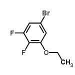 结构式 CAS# 204654-92-2, 5-溴-1-乙氧基-2,3-二氟苯