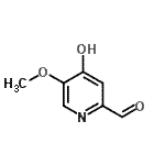 structure of CAS# 204847-72-3, 4-Hydroxy-5-Methoxy-2-Pyridinecarbaldehyde;4-Hydroxy-5-methoxy-2-pyridinecarbaldehyde;4-hydroxy-5-methoxypicolinaldehyde;5-methoxy-4-oxo-1,4-dihydropyridine-2-carbaldehyde