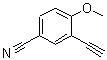 结构式 CAS# 204919-70-0, 3-乙炔基-4-甲氧基苯甲腈