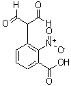structure of CAS# 205680-83-7, 3-(1-Formyl-2-Oxoethyl)-2-Nitro-Benzoicacid;(Z)-2-(3-Carboxy-2-Nitro-Phenyl)-3-Oxo-Prop-1-En-1-Olate;(Z)-2-(3-Carboxy-2-Nitro-Phenyl)-3-Keto-Prop-1-En-1-Olate;Zinc00153817