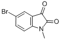 structure of CAS# 2058-72-2, 5-Bromo-1-Methylindole-2,3-Dione;5-Bromo-1-Methyl-Indoline-2,3-Dione;5-Bromo-1-Methylindoline-2,3-Dione;5-Bromo-1-Methyl-Isatin