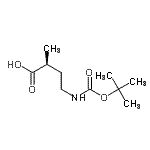 CAS#: 205808-16-8， (2S)-2-Methyl-4-({[(2-Methyl-2-Propanyl)Oxy]Carbonyl}Amino)Butanoic Acid