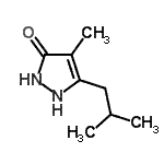 CAS#: 205813-75-8， 5-Isobutyl-4-Methyl-1,2-Dihydro-3H-Pyrazol-3-One