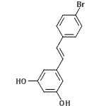 CAS#: 205873-55-8， 5-[(E)-2-(4-Bromophenyl)Vinyl]-1,3-Benzenediol