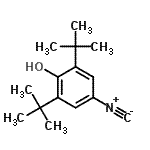 CAS#: 20600-84-4， 4-Isocyano-2,6-Bis(2-Methyl-2-Propanyl)Phenol