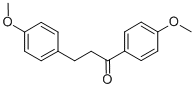 structure of CAS# 20615-47-8, 4'-Methoxy-3-(4-Methoxyphenyl)Propiophenone;1,3-Bis(4-Methoxyphenyl)-1-Propanone;Mls001180556;Smr000476559