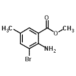 CAS#: 206551-32-8， Methyl 2-Amino-3-Bromo-5-Methyl-Benzoate