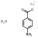 CAS#: 206557-08-6， Sodium 4-Aminobenzoate Hydrate (1:1:1)