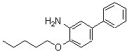 结构式 CAS# 206761-83-3, 4-(戊氧基)-3-联苯胺
