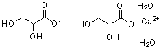 structure of CAS# 207300-72-9, Calcium 2,3-Dihydroxypropanoate Hydrate (1:2:2);DL-Glyceric acid hemicalcium salt hydrate;DL-GYCERIC ACID CALCIUM SALT;hemi-Calcium DL-glycerate