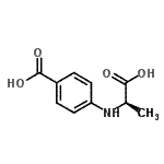 CAS#: 207452-95-7， 4-{[(1R)-1-Carboxyethyl]Amino}Benzoic Acid