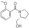 structure of CAS# 207511-15-7, [(2R)-2-(Hydroxymethyl)-1-Pyrrolidinyl](2-Methoxyphenyl)Methanone;(R)-()-1-(2-Methoxybenzoyl)-2-Pyrrolidinemethanol;(R)-(+)-1-(2-Methoxybenzoyl)-2-Pyrrolidinemethanol;345598_ALDRICH