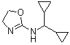 结构式 CAS# 207572-68-7, N-(二环丙基甲基)-4,5-二氢-1,3-恶唑-2-胺
