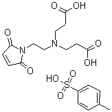 CAS#: 207612-84-8， N-(2-Carboxyethyl)-N-[2-(2,5-Dihydro-2,5-Dioxo-1H-Pyrrol-1-Yl)Ethyl]-beta-Alanine Mono(4-Methylbenzenesulfonate)