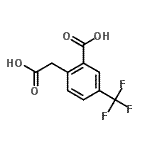 CAS#: 207804-91-9， 2-(Carboxymethyl)-5-(Trifluoromethyl)Benzoic Acid