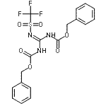 structure of CAS# 207857-19-0, Dibenzyl {[(Trifluoromethyl)Sulfonyl]Carbonimidoyl}Biscarbamate;1,3-Bis(b<wbr>enzyloxyc<wbr>arbonyl)-<wbr>2-(triflu<wbr>oromethyl<wbr>sulfonyl)<wbr>guanidine;1,3-Di-Z-2-(trifluoromethylsulfonyl)guanidine;13-DI-Z-2- -
