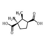 CAS#: 207983-43-5， (1S,2S,3S)-1-Amino-2-Methyl-1,3-Cyclopentanedicarboxylic Acid