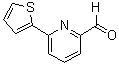 structure of CAS# 208111-00-6, 6-(2-Thienyl)-2-Pyridinecarboxaldehyde;6-(2-Thienyl)Pyridine-2-Carbaldehyde;6-(2-Thienyl)-2-Pyridinecarboxaldehyde;6-(2-Thienyl)Picolinaldehyde