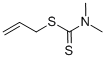 structure of CAS# 20821-66-3, Dimethyldithiocarbamic Acid Allyl Ester;Allyl Dimethylaminomethanedithioate;Dimethylaminomethanedithioic Acid Allyl Ester;Nciopen2_001141