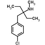 CAS#: 2084-80-2， 3-(4-Chlorobenzyl)-N-Methyl-3-Pentanamine