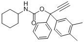 CAS#: 20921-50-0， N-Cyclohexylcarbamic Acid 1-Phenyl-1-(3,4-Xylyl)-2-Propynyl Ester