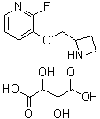 CAS#: 209530-93-8， 3-(2-Azetidinylmethoxy)-2-Fluoropyridine 2,3-Dihydroxysuccinate (1:1)