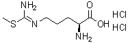 structure of CAS# 209589-59-3, S-Methyl-L-Thiocitrulline Dihydrochloride;(2S)-5-[(Amino-Methylsulfanyl-Methylene)Amino]-2-Azaniumyl-Pentanoate;(2S)-5-[[Amino-(Methylthio)Methylene]Amino]-2-Ammoniopentanoate;(2S)-5-[[Amino-(Methylthio)Methylene]Amino]-2-Ammonio-Valerate