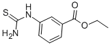 structure of CAS# 20967-87-7, 3-[(Aminothioxomethyl)Amino]-Benzoic Acid Ethyl Ester;1-(3-ETHOXYCARBONYLPHENYL)-2-THIOUREA;1-(3-Ethoxycyrbonylphenyl)-2-Thiourea