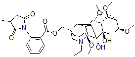 CAS#: 21019-30-7， Methyllycaconitine