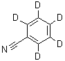 structure of CAS# 2102-15-0, (<Sup>2</Sup>H<Sub>5</Sub>)Benzonitrile;Benzonitrile-d5;Phenyl-d5 cyanide;491896_ALDRICH