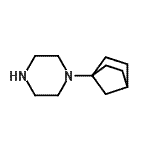 CAS 登录号：21043-45-8， 1-(双环[2.2.1]庚-1-基)哌嗪