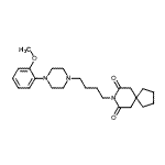 CAS#: 21103-03-7， 8-{4-[4-(2-Methoxyphenyl)-1-Piperazinyl]Butyl}-8-Azaspiro[4.5]Decane-7,9-Dione