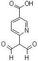 structure of CAS# 212755-81-2, 2-(3-Hydroxycarbonyl-6-Pyridyl)Malondialdehyde;6-(1-Formyl-2-Oxo-Ethylidene)-1H-Pyridine-3-Carboxylate;6-(1-Formyl-2-Oxoethylidene)-1H-Pyridine-3-Carboxylate;6-(1-Formyl-2-Keto-Ethylidene)-1H-Pyridine-3-Carboxylate