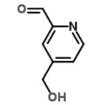 结构式 CAS# 212914-74-4, 4-(羟基甲基)-2-吡啶甲醛