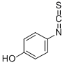 structure of CAS# 2131-60-4, 4-Isothiocyanato-Phenol;4-Hydroxyphenyl Isothiocyanate;Phenol, 4-Isothiocyanato-