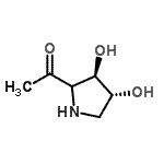 CAS#: 213314-68-2， 1-[(3R,4R)-3,4-Dihydroxy-2-Pyrrolidinyl]Ethanone