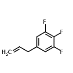 structure of CAS# 213327-80-1, 5-Allyl-1,2,3-Trifluorobenzene;3-(3,4,5-Trifluorophenyl)-1-propene