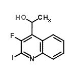 CAS#: 213772-79-3， 1-(3-Fluoro-2-Iodo-4-Quinolinyl)Ethanol