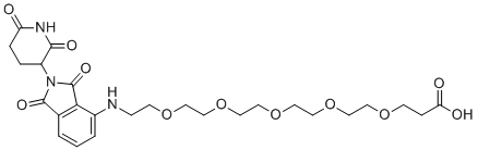 CAS 登录号：2139348-63-1， 泊马度胺-五聚乙二醇-酸