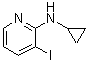 structure of CAS# 214074-22-3, N-Cyclopropyl-3-Iodo-2-Pyridinamine;2-Cyclopropylamino-3-iodopyridine;Cyclopropyl-(3-Iodo-Pyridin-2-Yl)-Amine;N-Cyclopropyl-3-iodo-2-pyridinamine