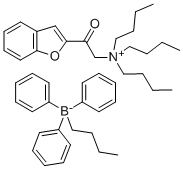 CAS#: 214074-80-3， N-(2-Acetylbenzo[b]Furan)-N,N,N-Tributylammonium Butyltriphenylborate