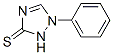structure of CAS# 21434-14-0, 1,2-Dihydro-1-Phenyl-3H-1,2,4-Triazole-3-Thione;T5695612;1,2-Dihydro-1-Phenyl-3H-1,2,4-Triazole-3-Thione