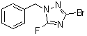 结构式 CAS# 214540-43-9, 1-苄基-3-溴-5-氟-1H-1,2,4-三唑