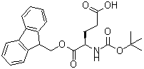 CAS#: 214630-10-1， (4R)-5-(9H-Fluoren-9-Ylmethoxy)-4-({[(2-Methyl-2-Propanyl)Oxy]Carbonyl}Amino)-5-Oxopentanoic Acid