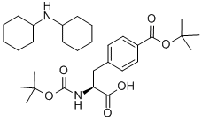 结构式 CAS# 214750-69-3, N,4-二[(1,1-二甲基乙氧基)羰基]-L-苯丙氨酸
