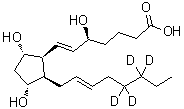 CAS#: 214977-79-4， (5S,6E,8beta,9alpha,11alpha,14Z)-5,9,11-Trihydroxy(17,17,18,18-<Sup>2</Sup>H<Sub>4</Sub>)Prosta-6,14-Dien-1-Oic Acid