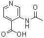 结构式 CAS# 215103-12-1, 3-乙酰氨基异烟酸